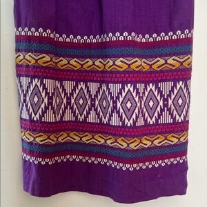 Purple Embroidered Women’s Dress